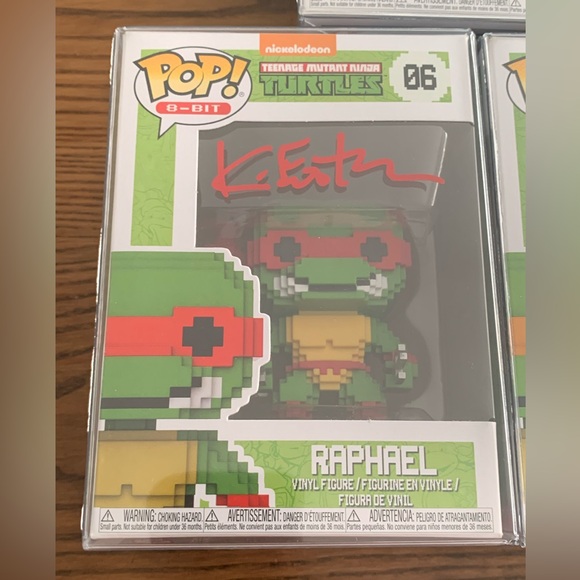 TMNT Nickelodeon Signed Funko Pops Lot of 5 - Eastman & Saito - Picture 3 of 10